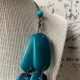 Turquoise Tagua Nut Double Strand Necklace Galapagos Tagua Jewelry