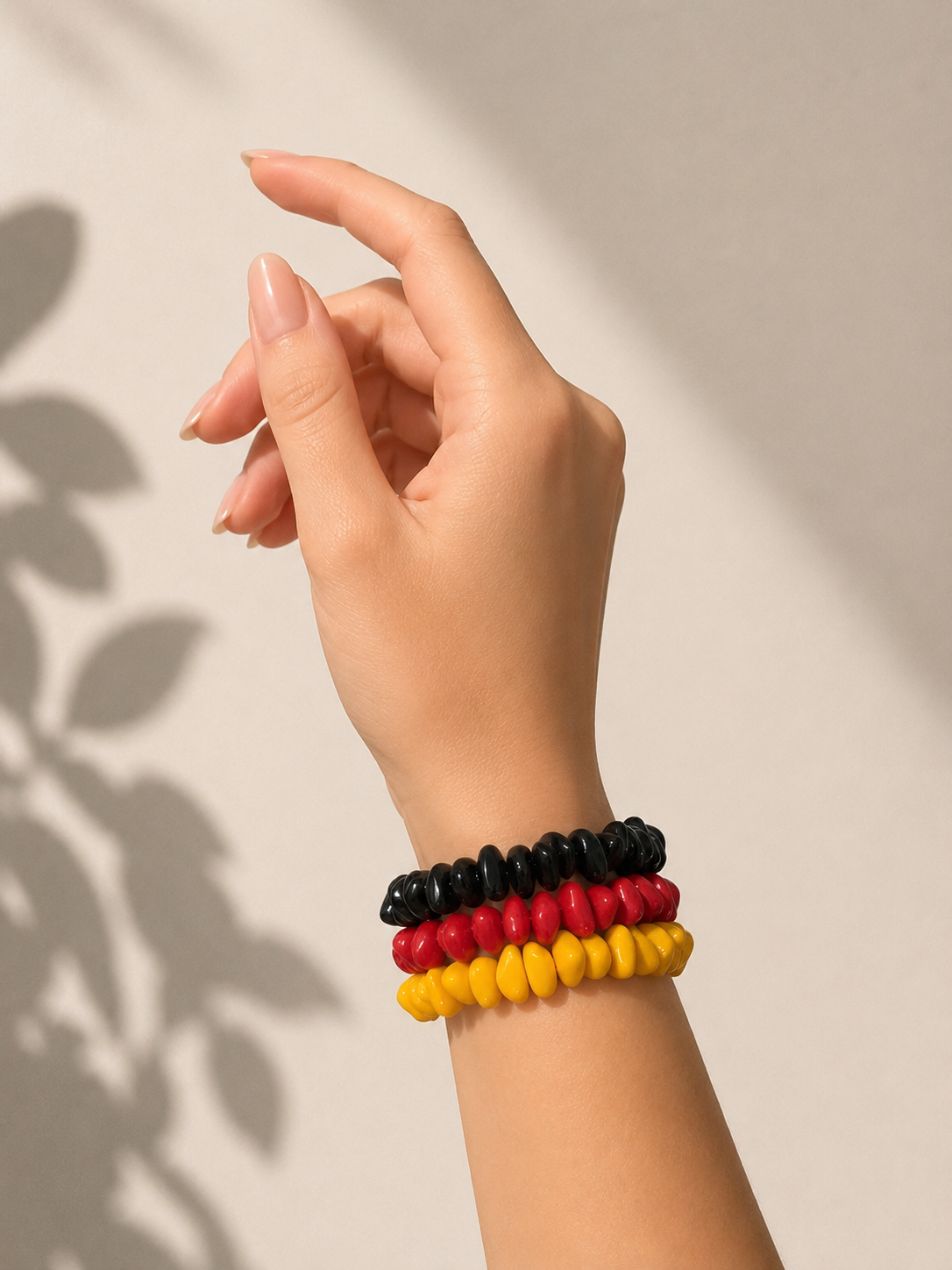 Germany World Cup Tagua Bracelet Stack