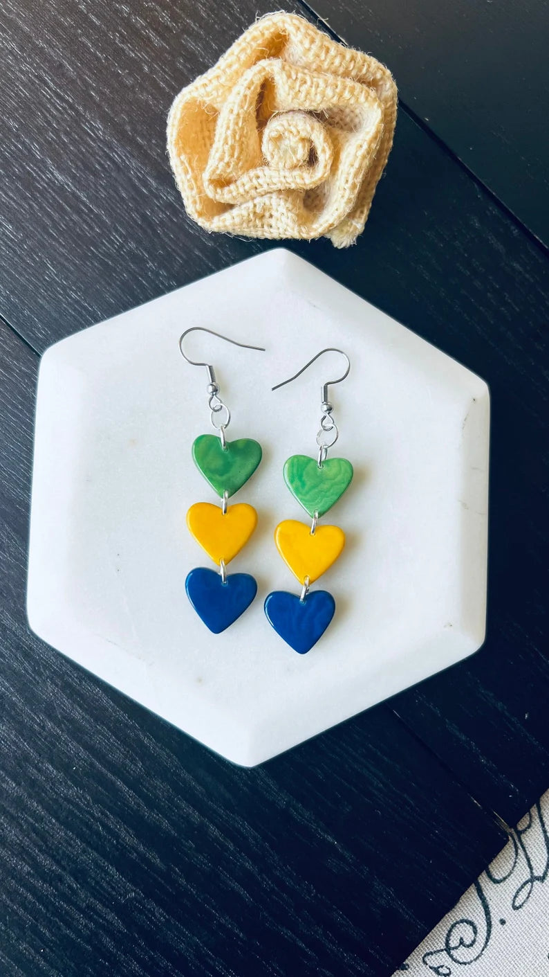 Brazil World Cup Inspired Tagua Bracelet Set