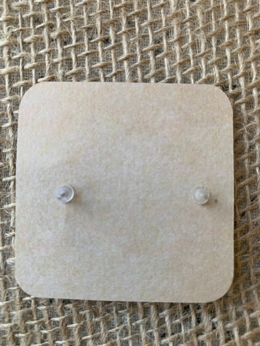 Black posts earrings Tagua jewelry Geometric round studs Fall fashion Artsy gifts Wearable art Button earrings Hypoallergenic posts