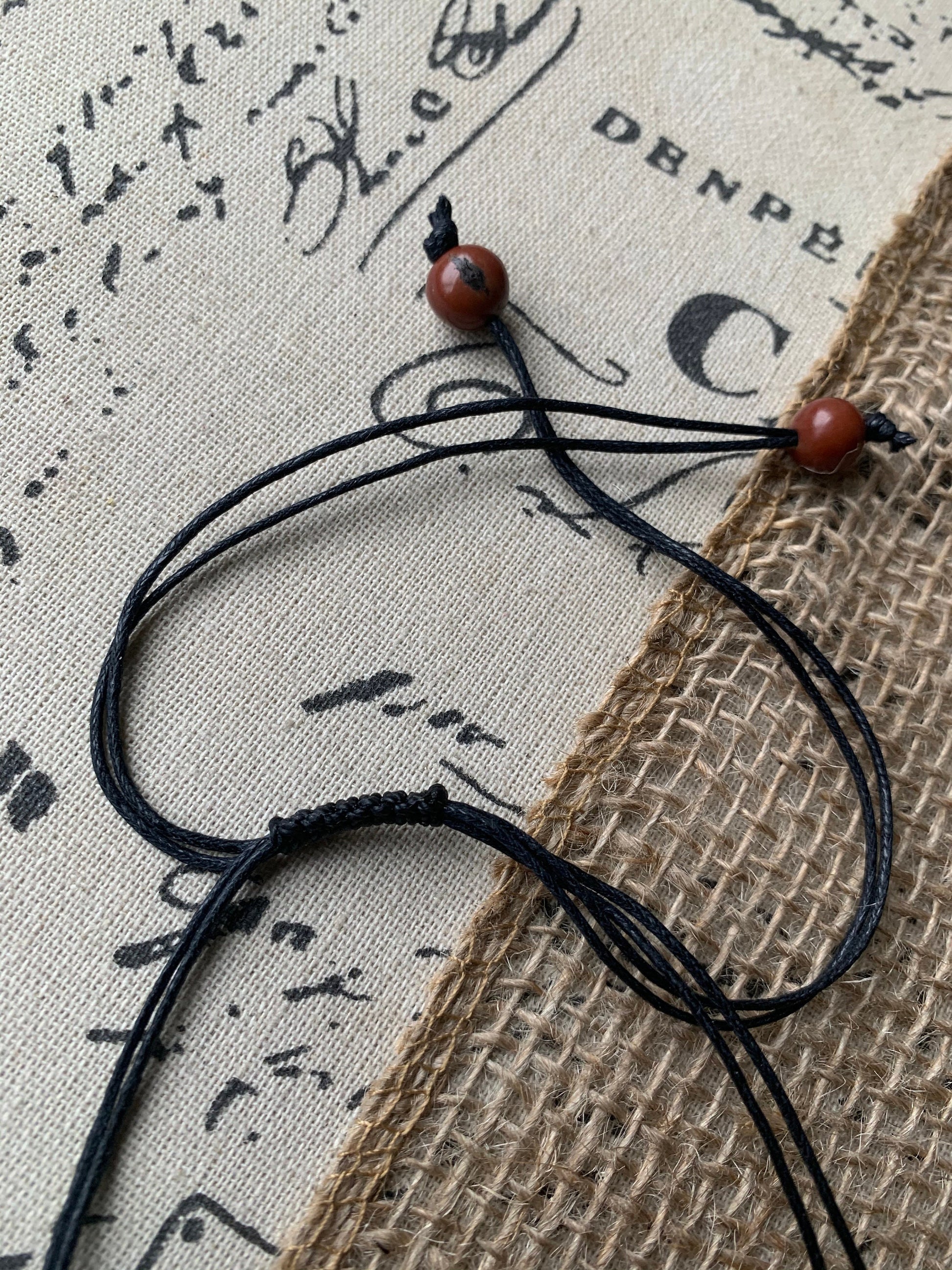 Brown statement necklace Adjustable cord Tagua jewelry Simple beaded necklace Wearable art Fall fashion 2025s Handmade Art to wear