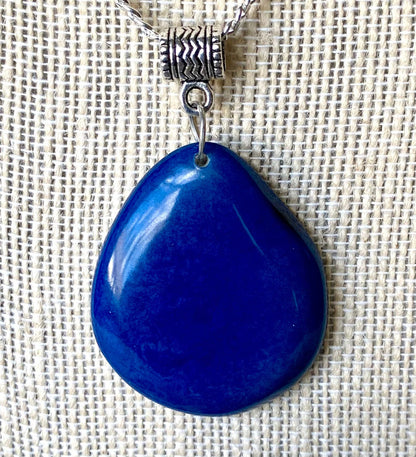 Tagua pendant Fashion jewelry Handmade beaded pendant NO chain included Fall fashion Art to wear Gifts under 10 Simple pendant