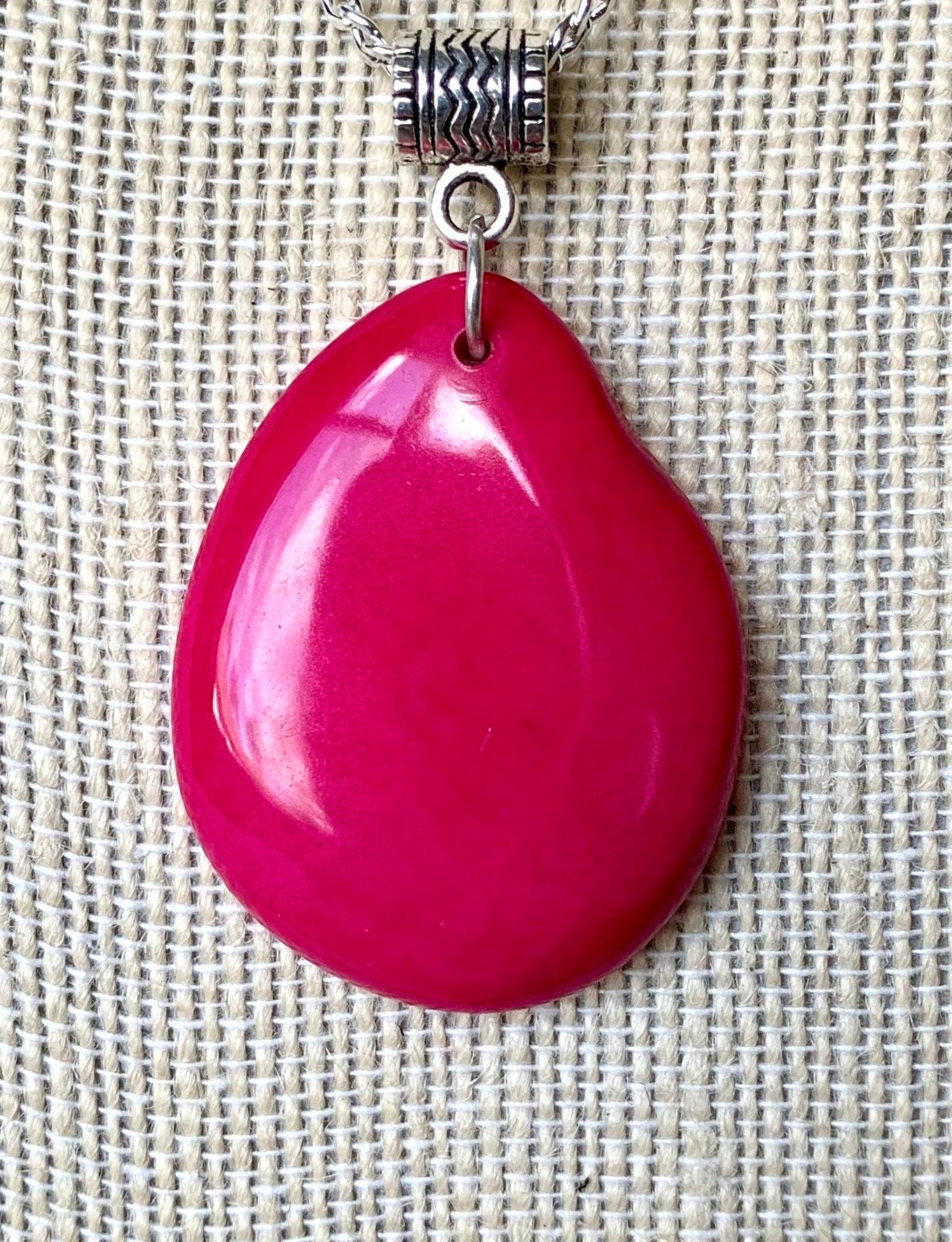 Tagua pendant Fashion jewelry Handmade beaded pendant NO chain included Fall fashion Art to wear Gifts under 10 Simple pendant