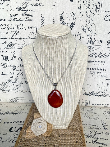 Brown Tagua pendant Gifts under 10 Fashion jewelry Handmade beaded pendant NO chain Fall trendy fashion Wearable art Fall fashion 2025s