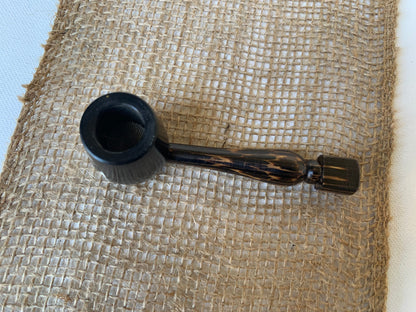 Wolf smoking pipe Handcrafted smoking bowl Animal smoking mini pipe Birthday gifts Handmade tagua and wood One of a kind tribal pipe