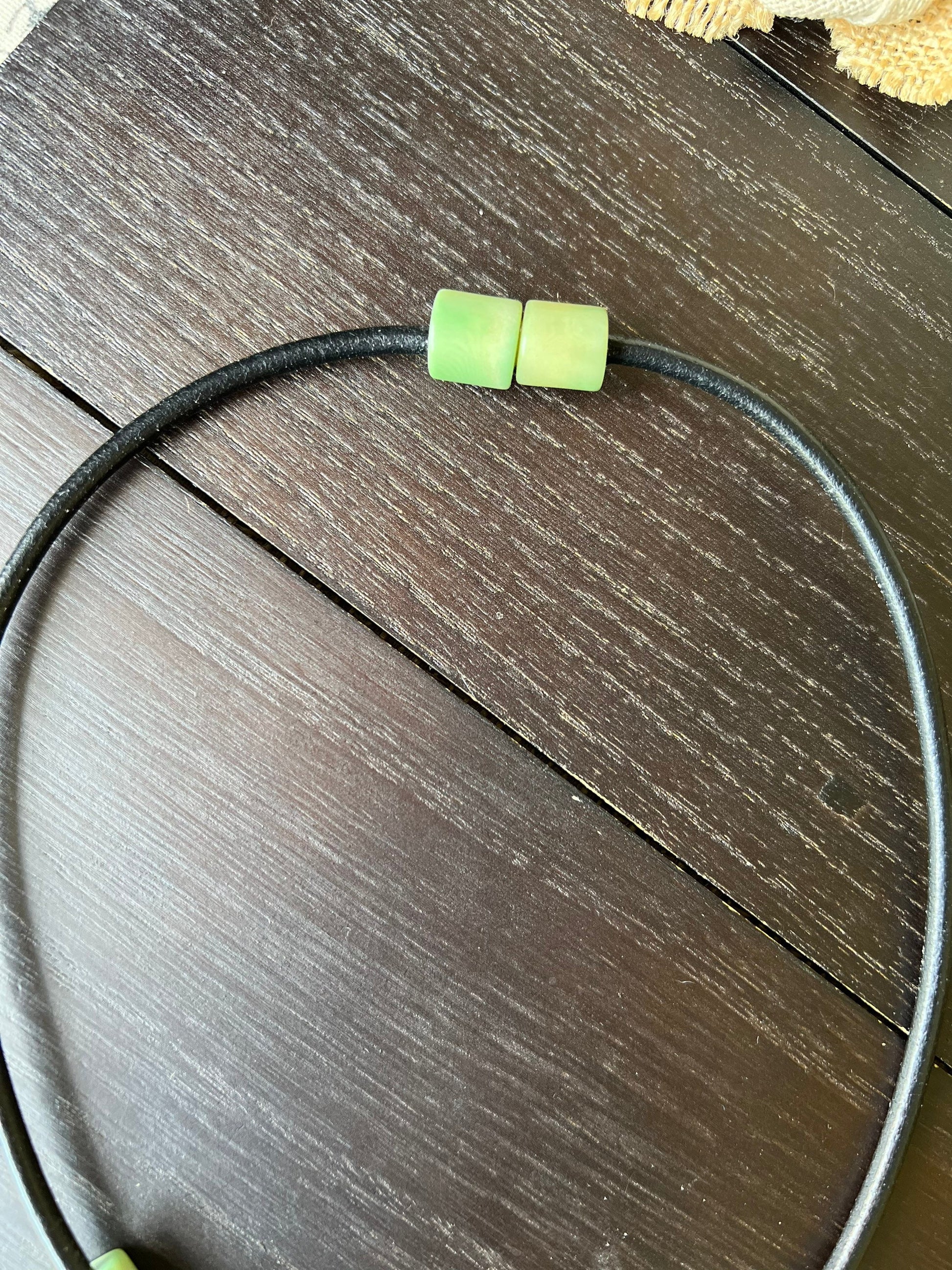 Turquoise beaded necklace Tagua jewelry Magnet clasp jewelry Wearable art Lightweight necklace Fall fashion 2025s Fall fashion 2025