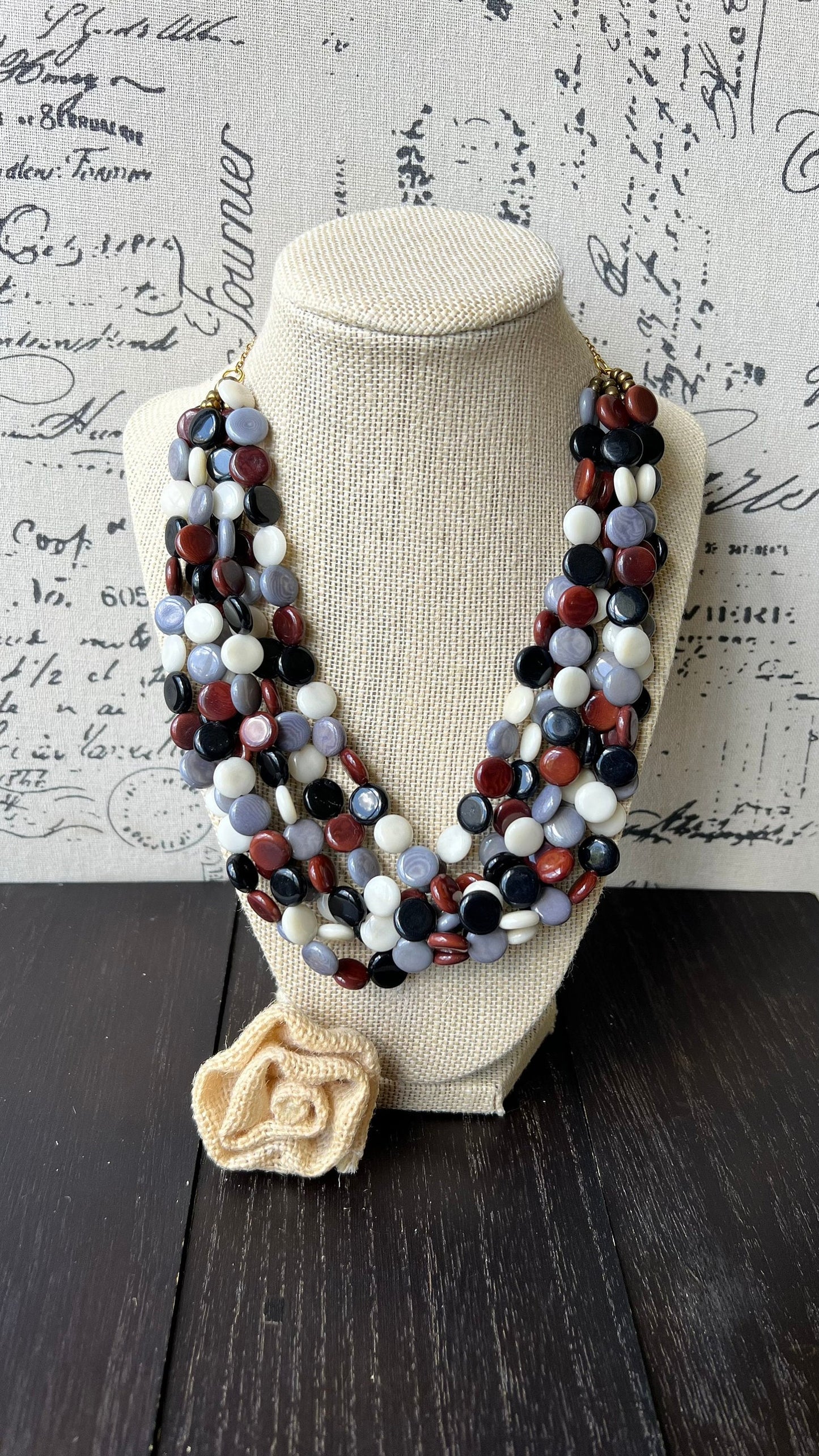 Multi color big bold chunky necklace Tagua jewelry Fall fashion trends Fall fashion 2025s from husband Statement jewelry Wearable art