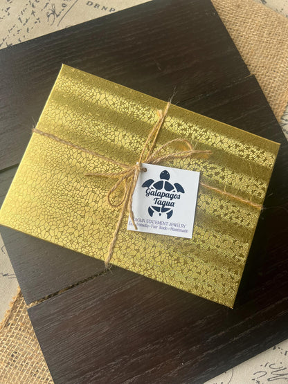 Turquoise statement necklace Wearable art Tagua jewelry Fall fashion trends Big bold necklaces Double strand necklace Artsy gifts