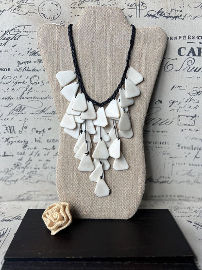 ivory white necklace.
24 year wedding anniversary gifts for wife.
adjustable and lightweight necklaces