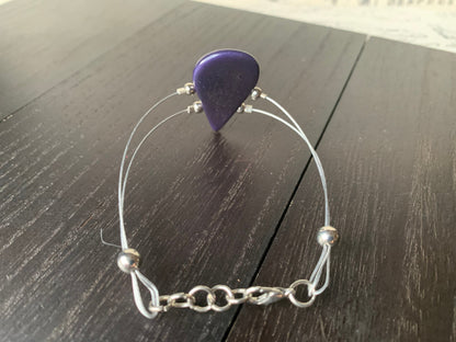 Purple adjustable Bracelet Tagua nut jewelry Teardrop statement bangle Mother's day gifts under 20 Spring fashion trends Cruise style