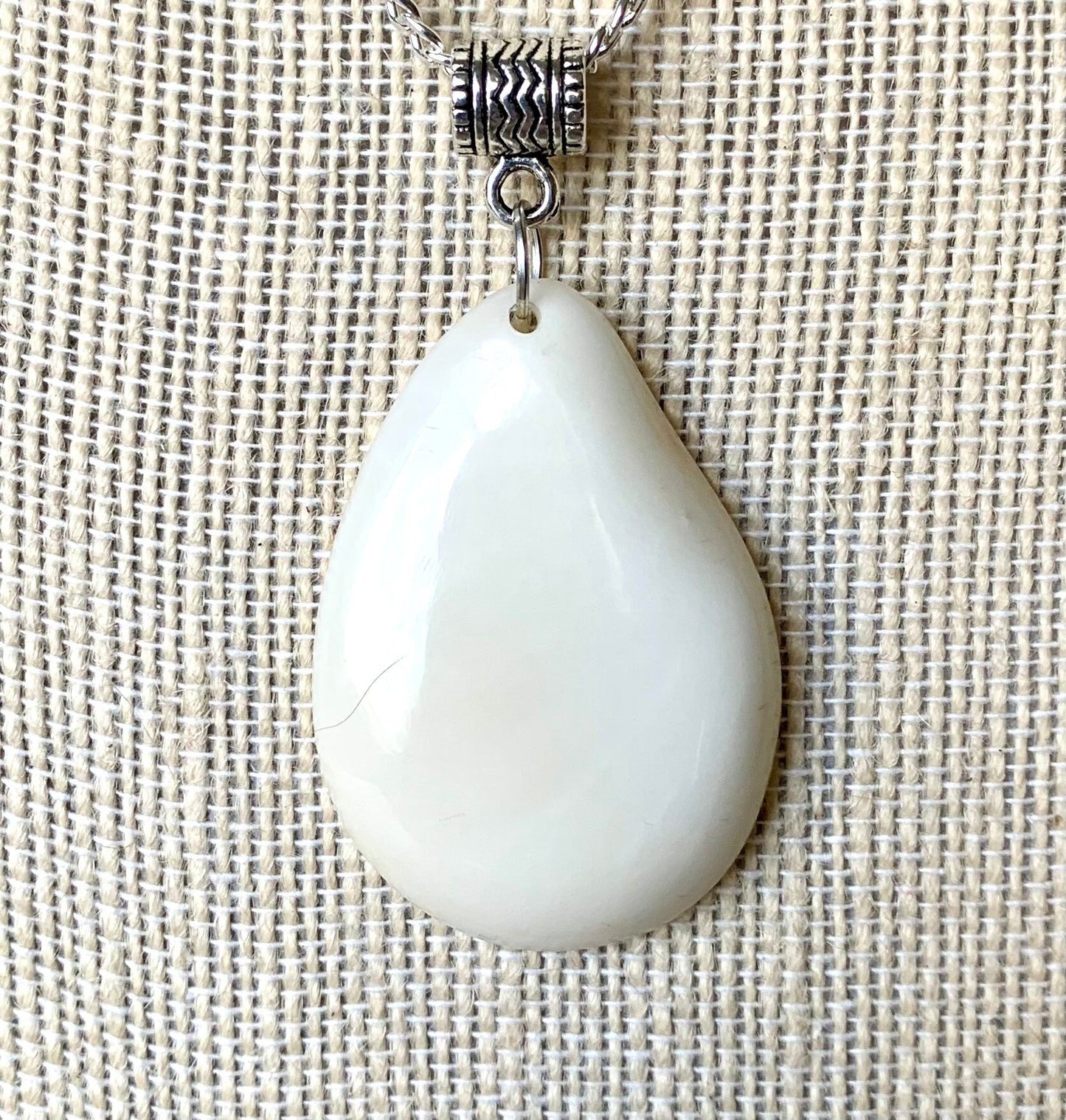 Tagua pendant Fashion jewelry Handmade beaded pendant NO chain included Mother's day gift ideas under 10 Summer fashion trends Beach style